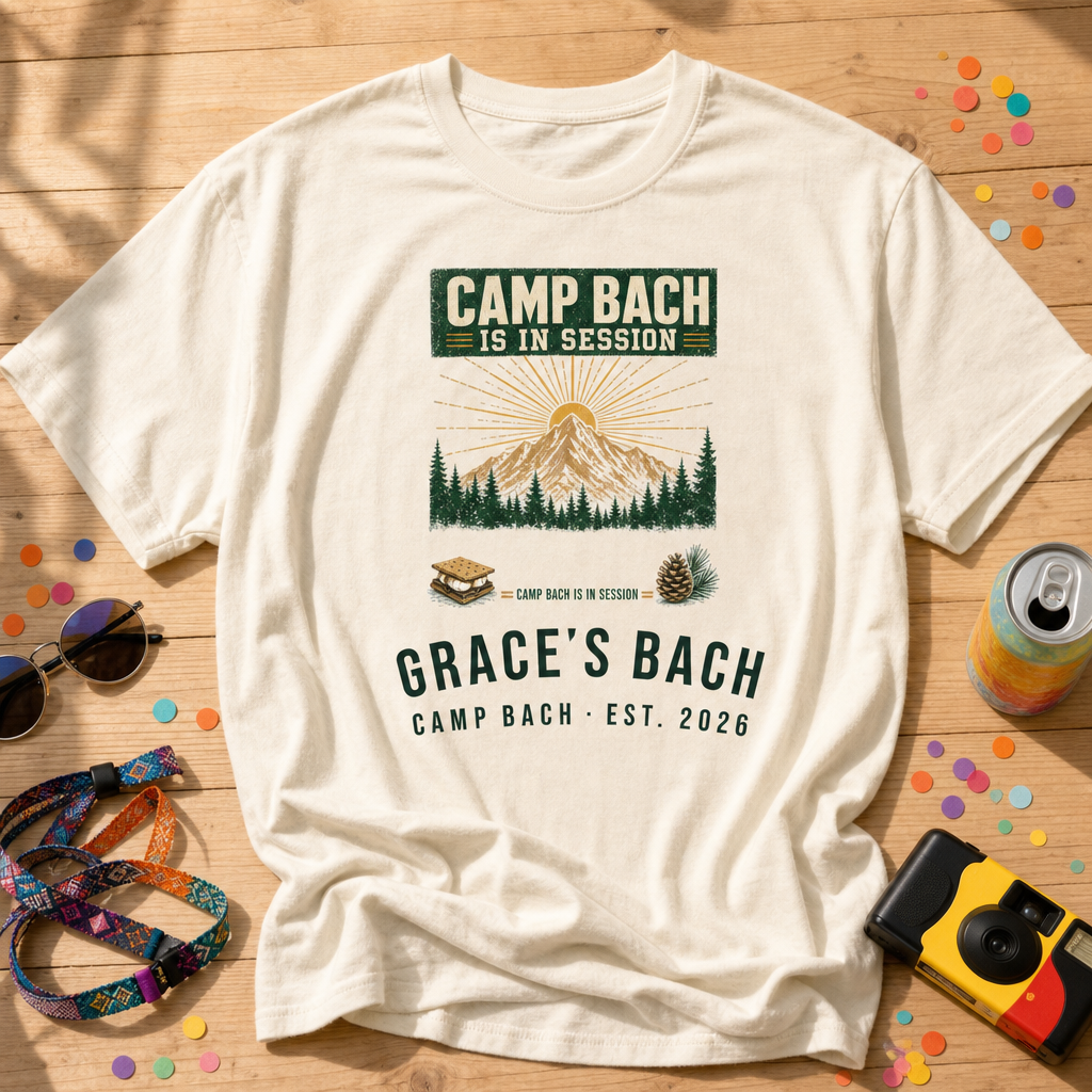 Camp Bach Bachelorette Shirts