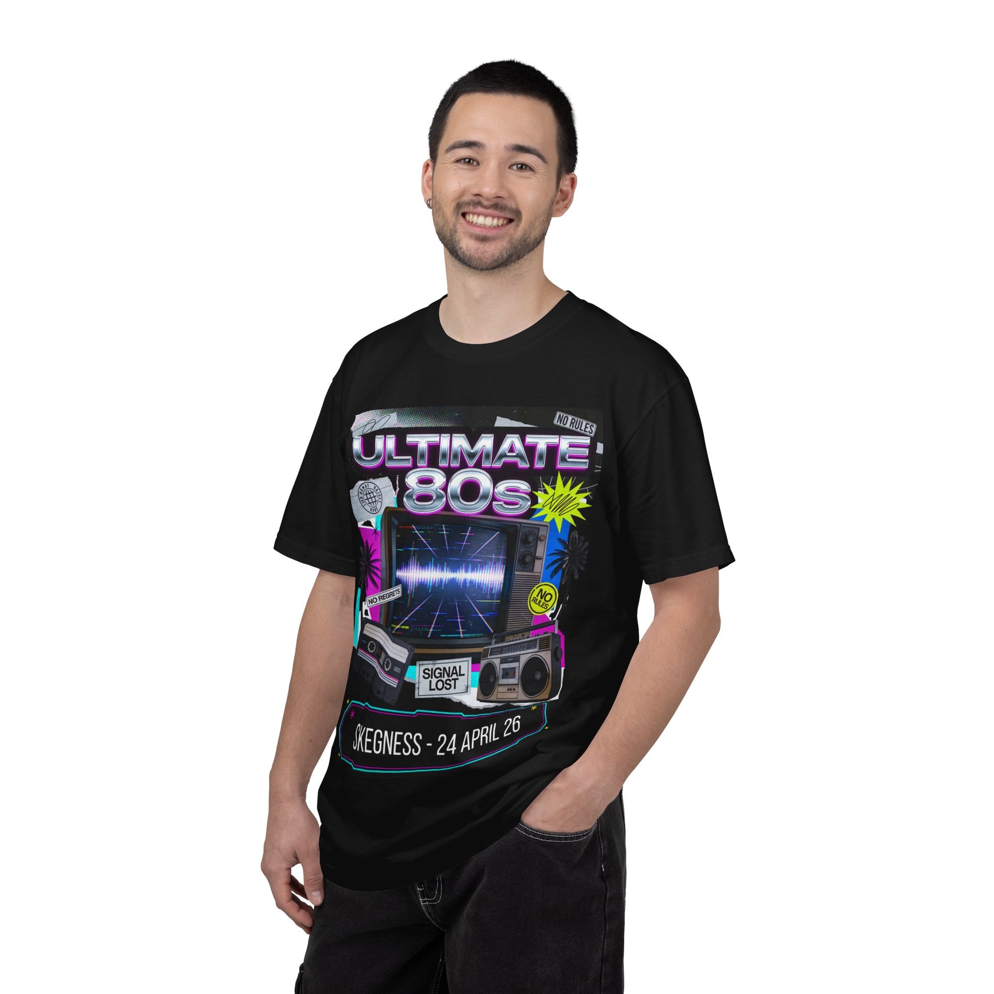 ULTIMATE 80s Skegness 24 April 2026 Statement TShirt Dress Loud