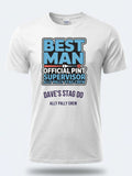 Personalised Darts Weekender Tee | Ally Pally Best Man Pint Supervisor | Shirt Dress Loud