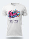 Personalised Ultimate 80s Big Weekender Tee – Party Time