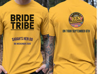 Personalised Weekender Unisex Tee | Bride Tribe |  Hen Shirt Dress Loud