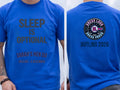 Personalised Bugged Out Big Weekender Tee — royal tee