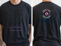 Personalised Back to 2000s Big Weekender Tee — black tee