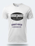 Personalised Weekender Unisex Tee – Bridesmaid Drinks Department