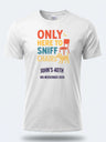 Personalised Banter Tee – Only here to sniff chairs