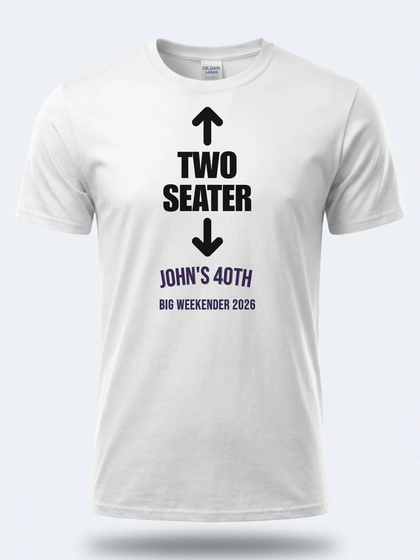 Personalised Banter Tee – Two Seater