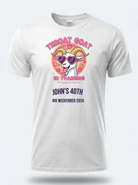 Personalised Banter Tee — white tee, front view
