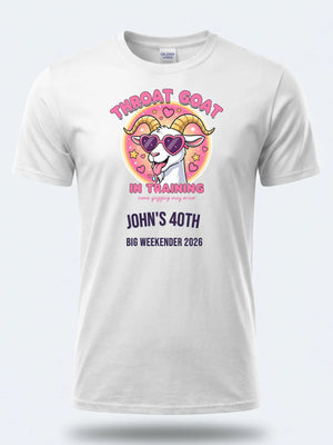Personalised Banter Tee – Throat Goat