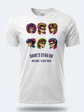 Personalised 80s Tee — white tee, front view