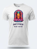 Personalised 80s Tee — white tee, front view