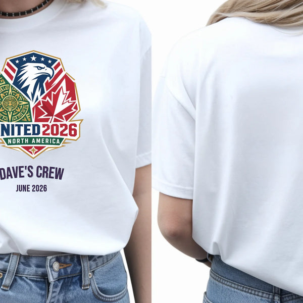 Personalised Summer of Soccer Tee | United 2026 | Top