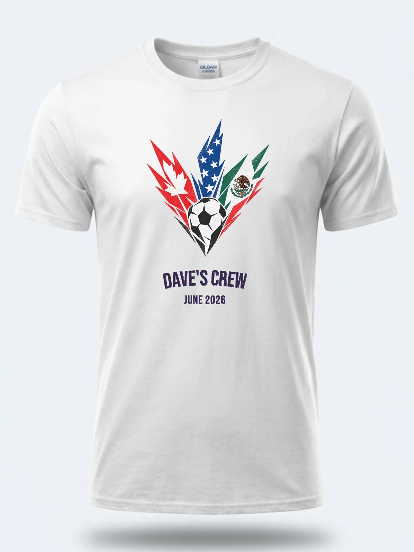 Personalised Summer of Soccer Tee | 3 Hosts | Top