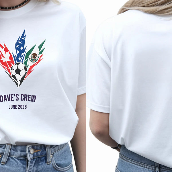 Personalised Summer of Soccer Tee | 3 Hosts | Top