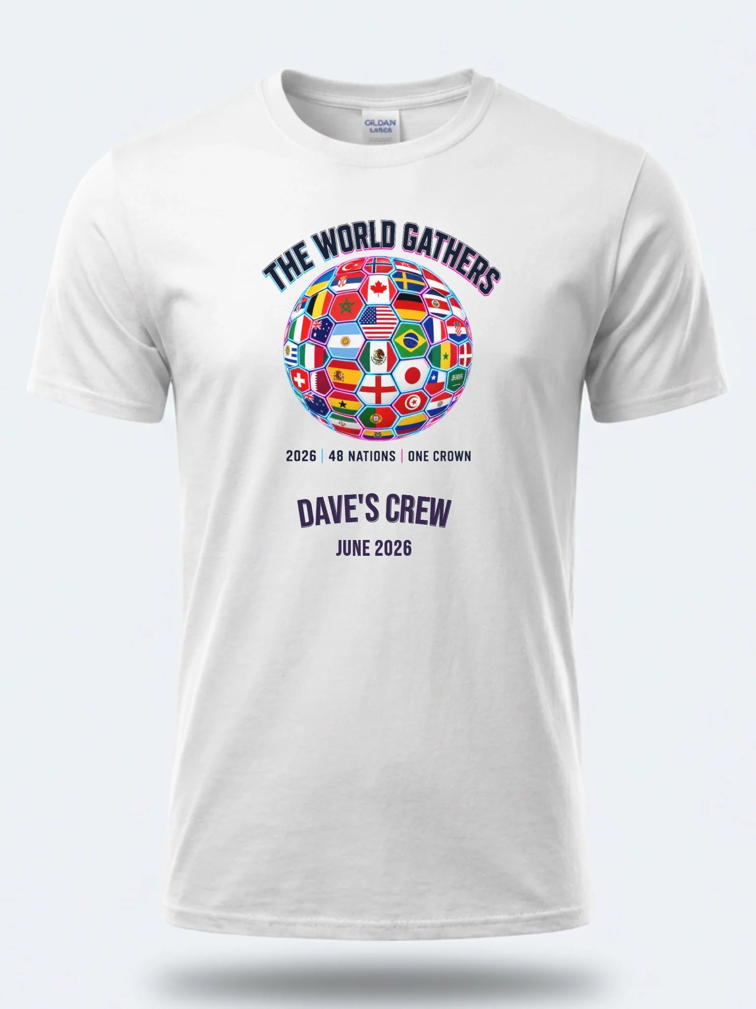 Personalised Summer of Soccer Tee | The World Gathers | Top