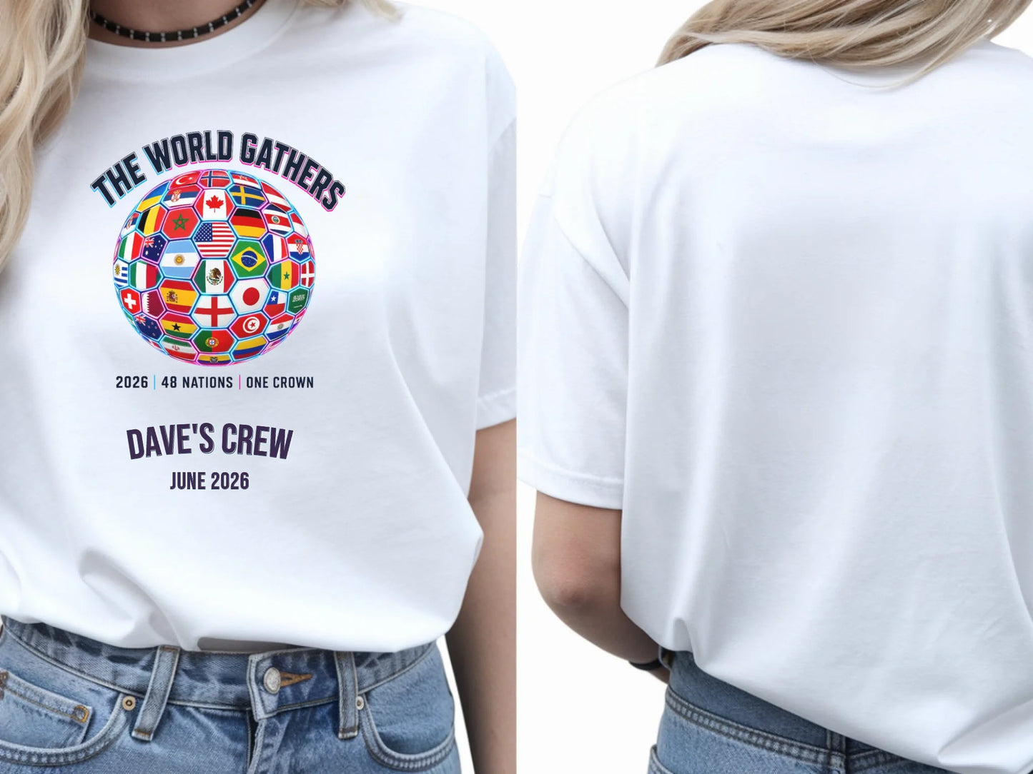 Personalised Summer of Soccer Tee | The World Gathers | Top