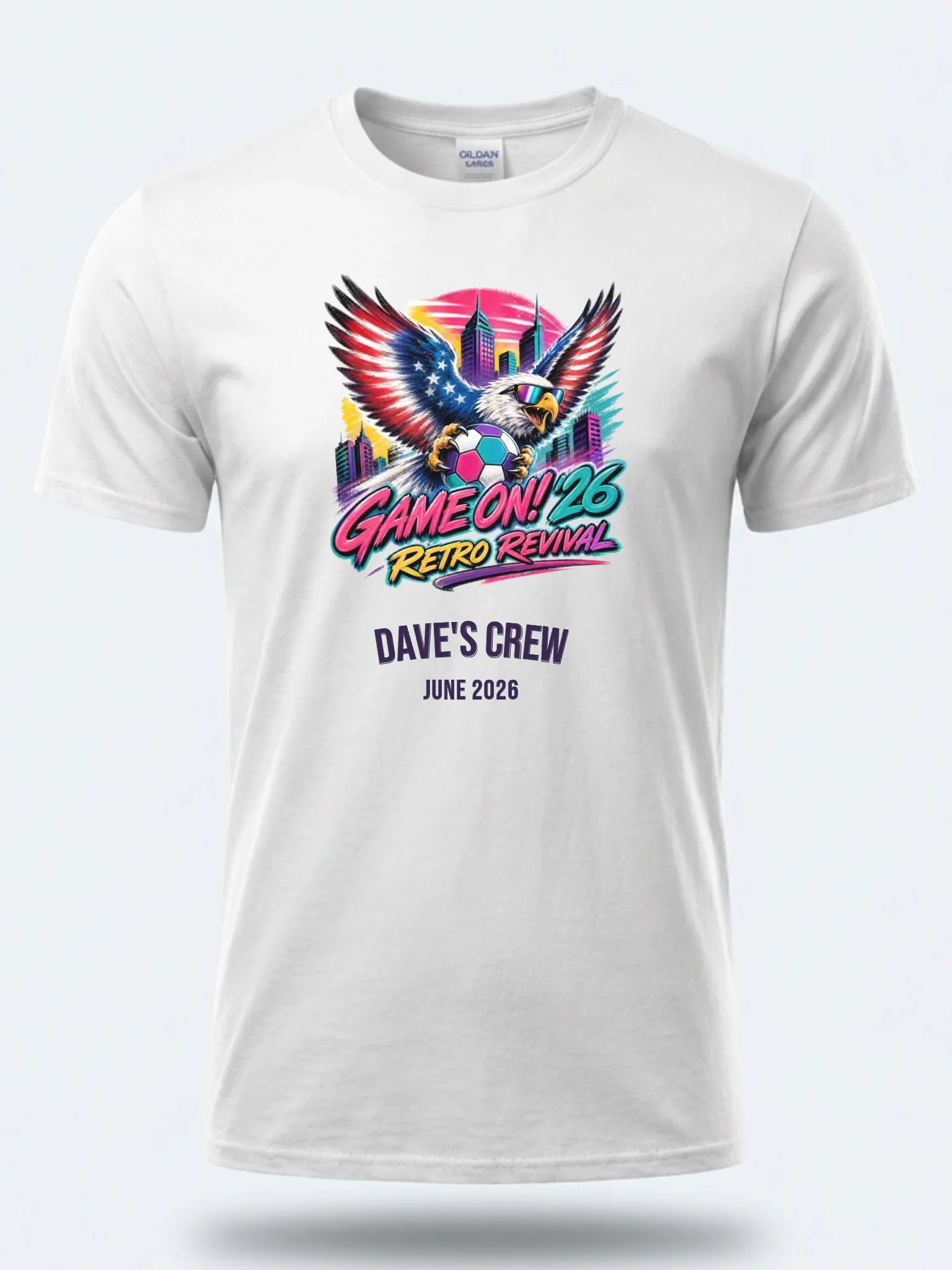 Personalised Summer of Soccer Tee | Game On 2026 | Top