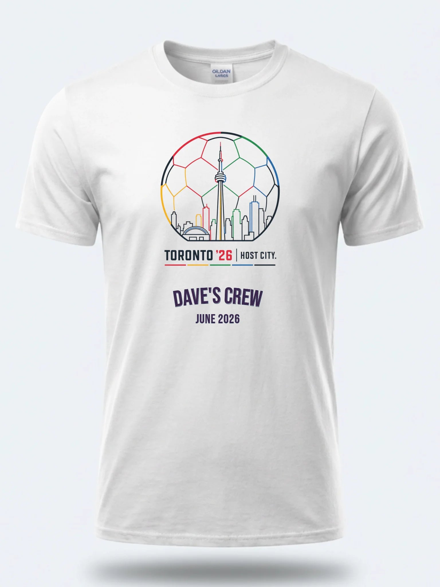 Personalised Summer of Soccer Tee | Toronto 2026 | Top