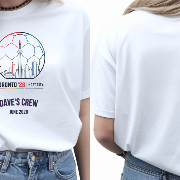 Personalised Summer of Soccer Tee | Toronto 2026 | Top