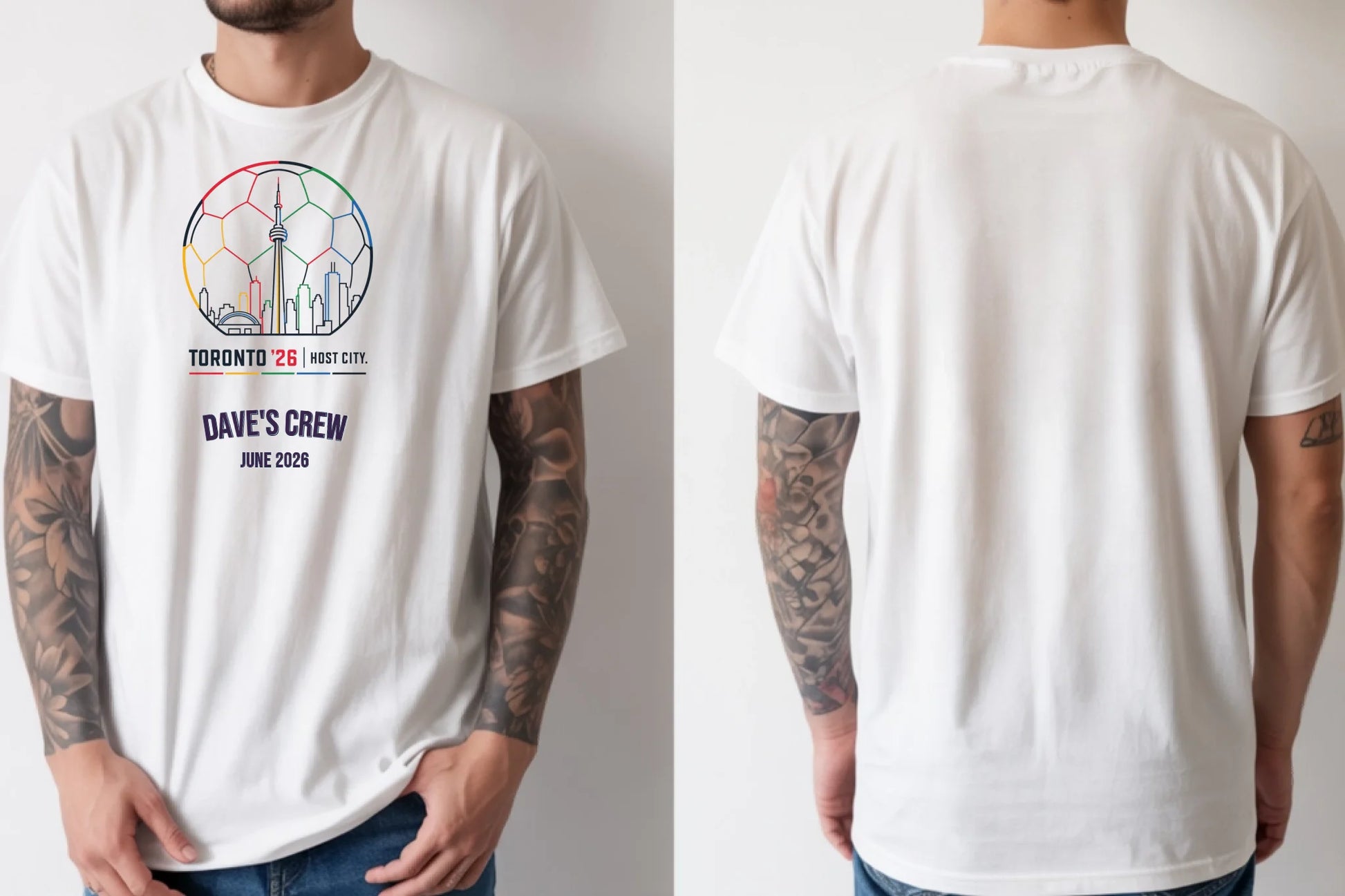 Personalised Summer of Soccer Tee | Toronto 2026 | Top