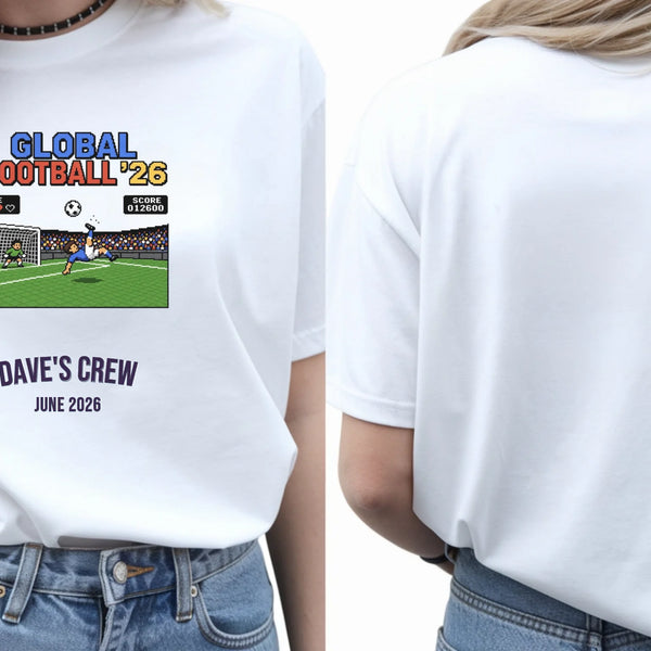 Personalised Summer of Soccer Tee | Global Football 2026 | Top