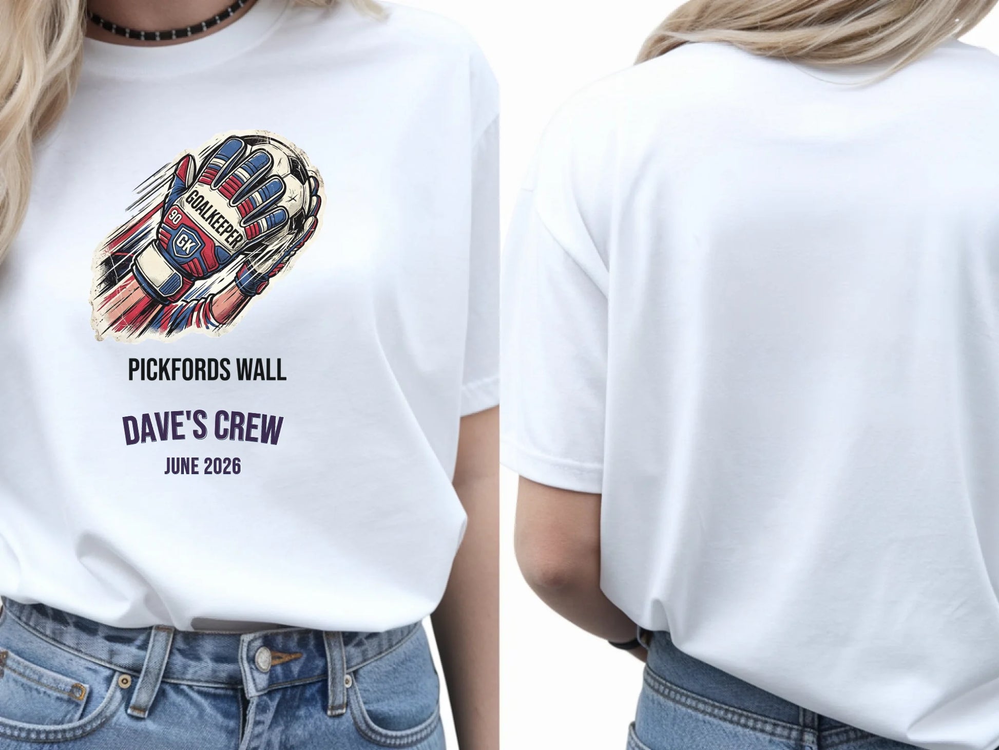Personalised Summer of Soccer Tee | Pickfords Wall | Top