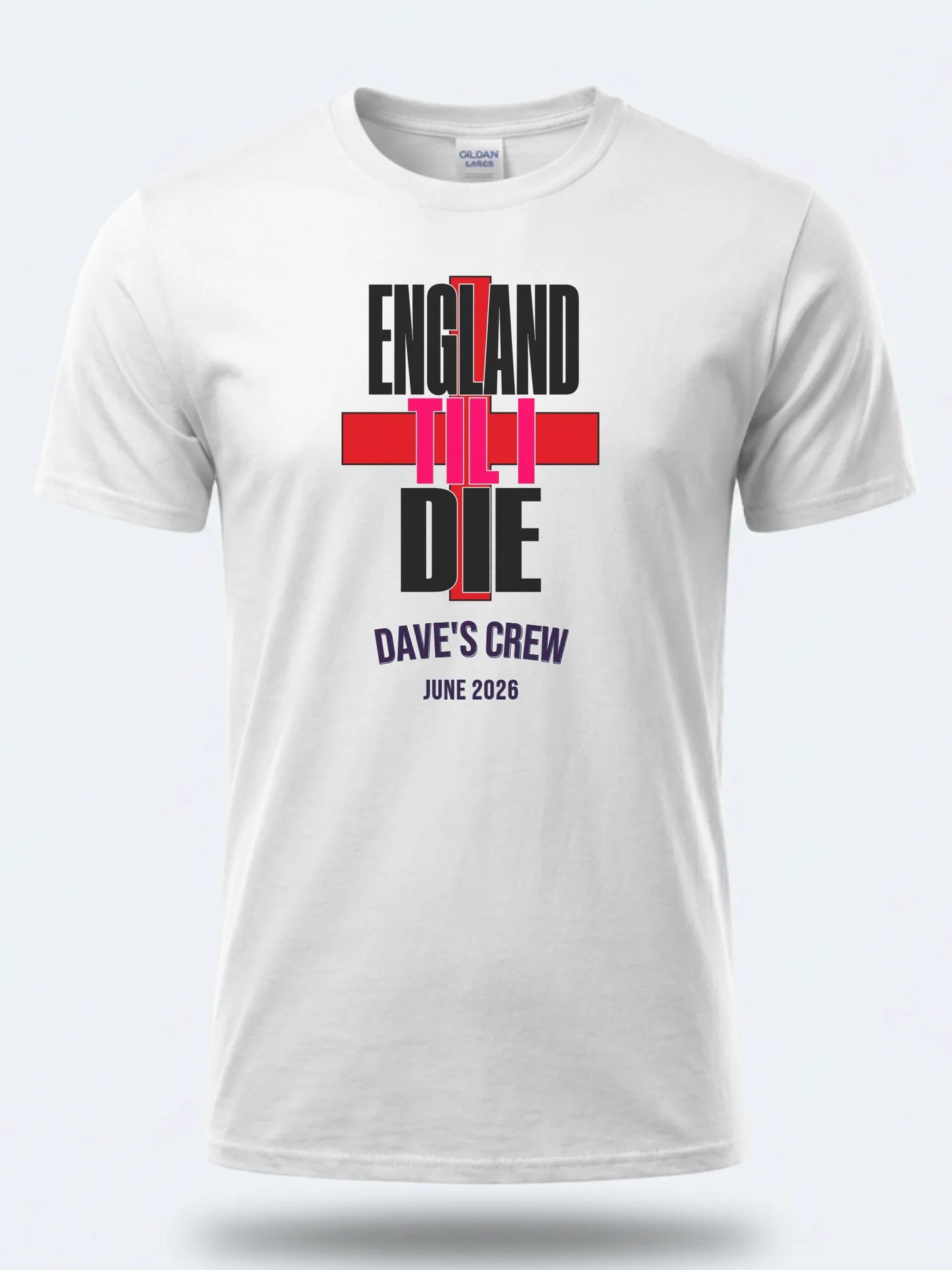 Personalised Summer of Soccer Tee | England Til I die | Top