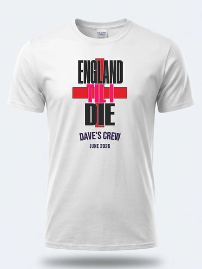 Personalised Summer of Soccer Tee | England Til I die | Top