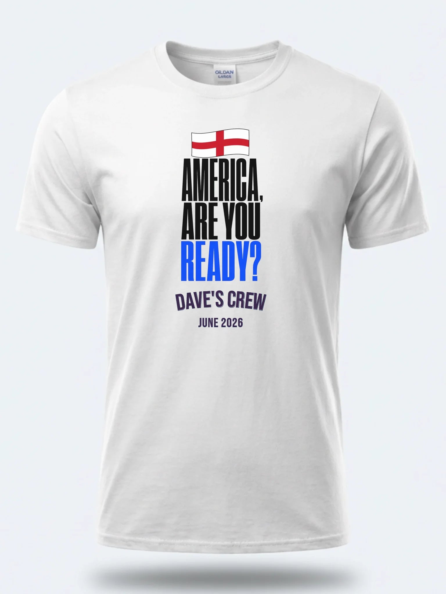 Personalised Summer of Soccer Tee | England America are you ready | Top