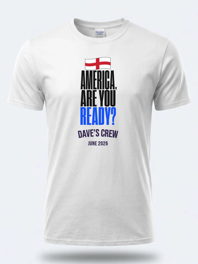 Personalised Summer of Soccer Tee | England America are you ready? | Top