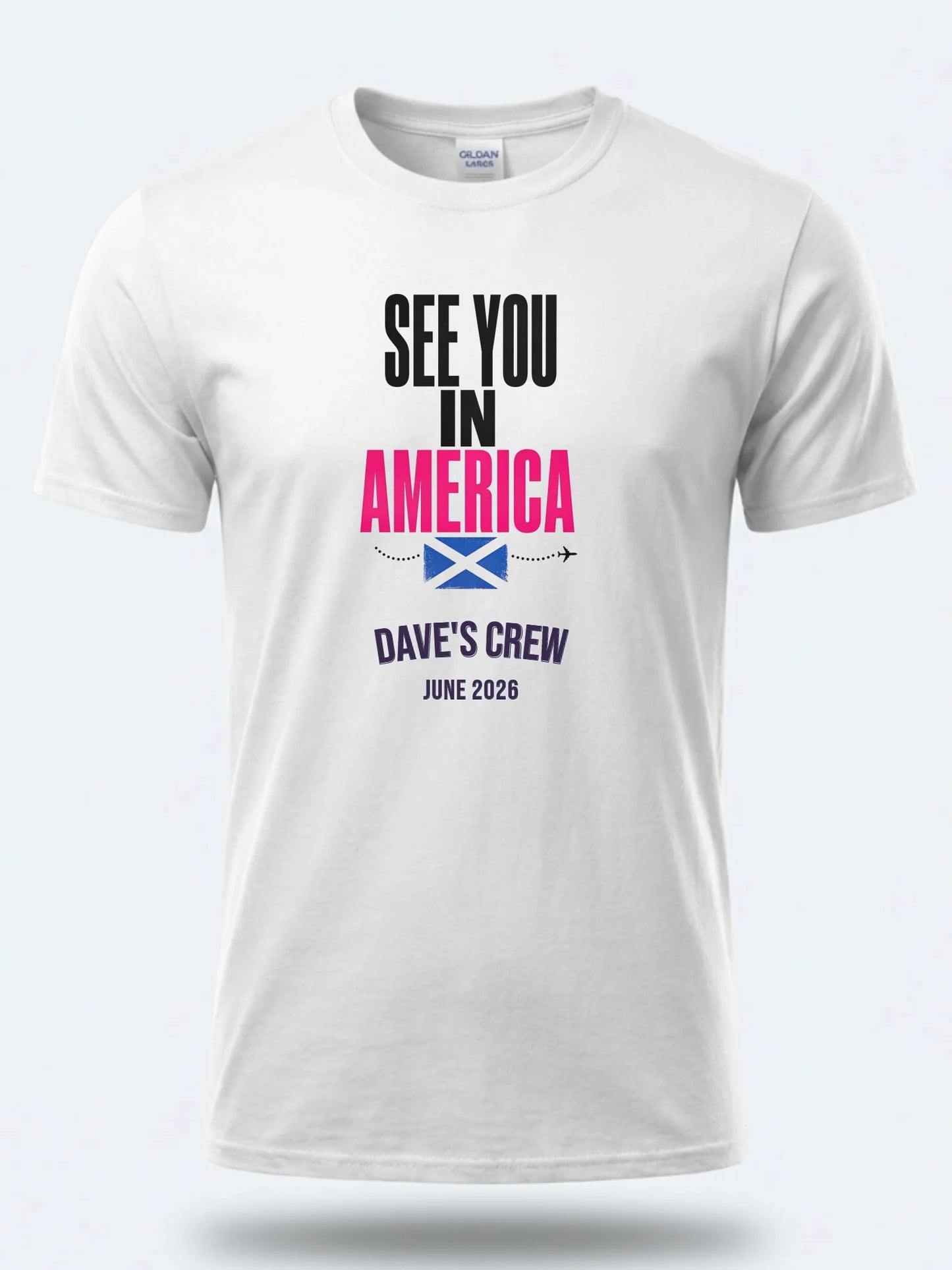 Personalised Summer of Soccer Tee | See you in America | Top