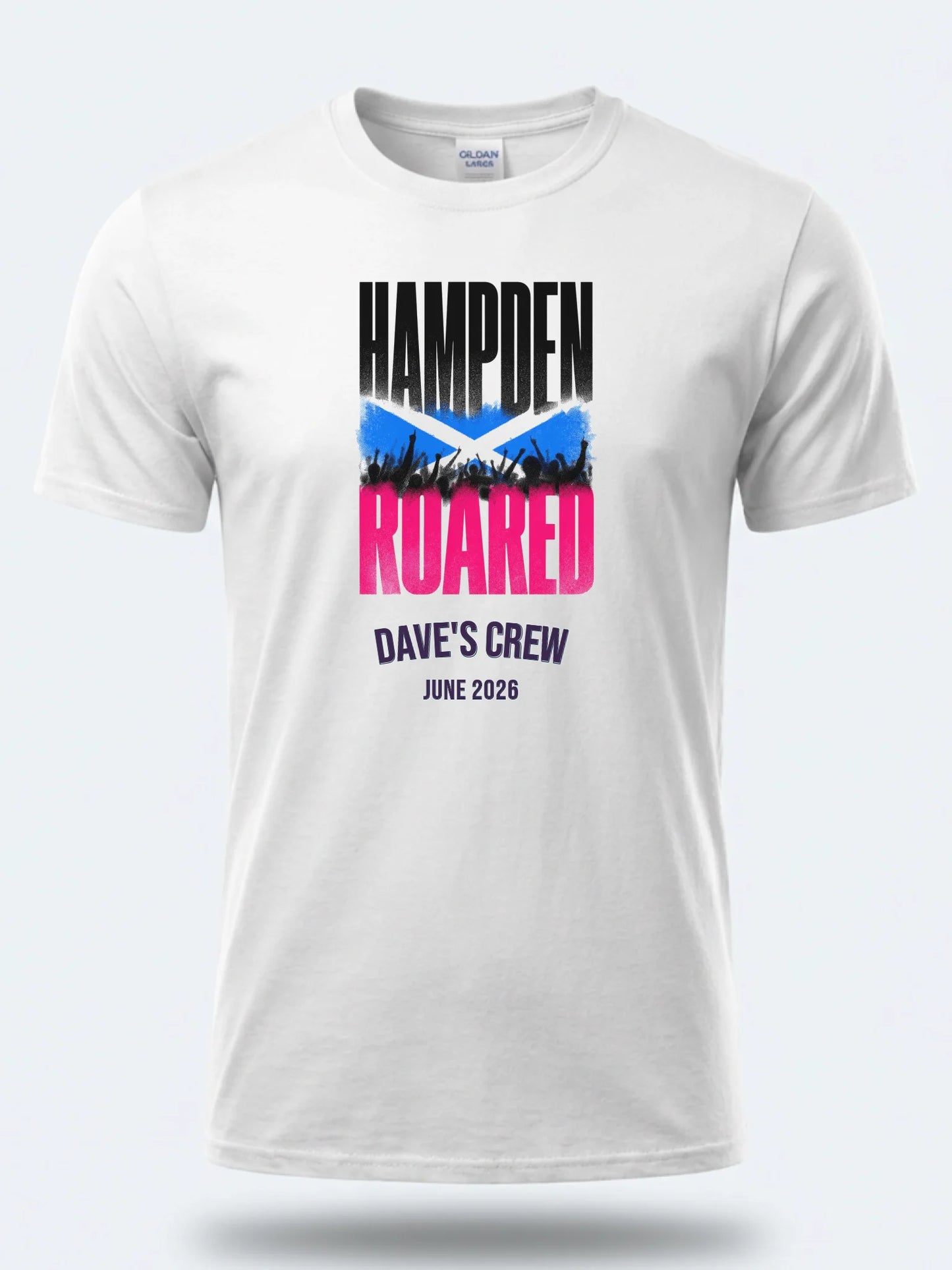 Personalised Summer of Soccer Tee | Scotland Hampden Roared | Top