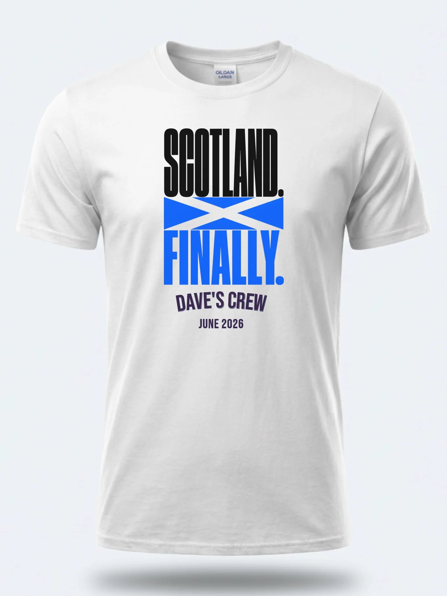 Personalised Summer of Soccer Tee | Scotland Finally | Top