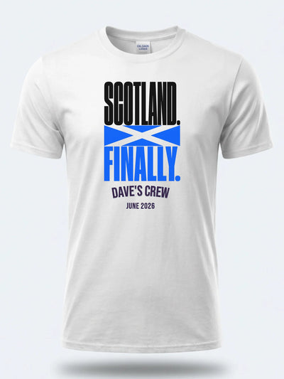 Personalised Summer of Soccer Tee | Scotland Finally | Top