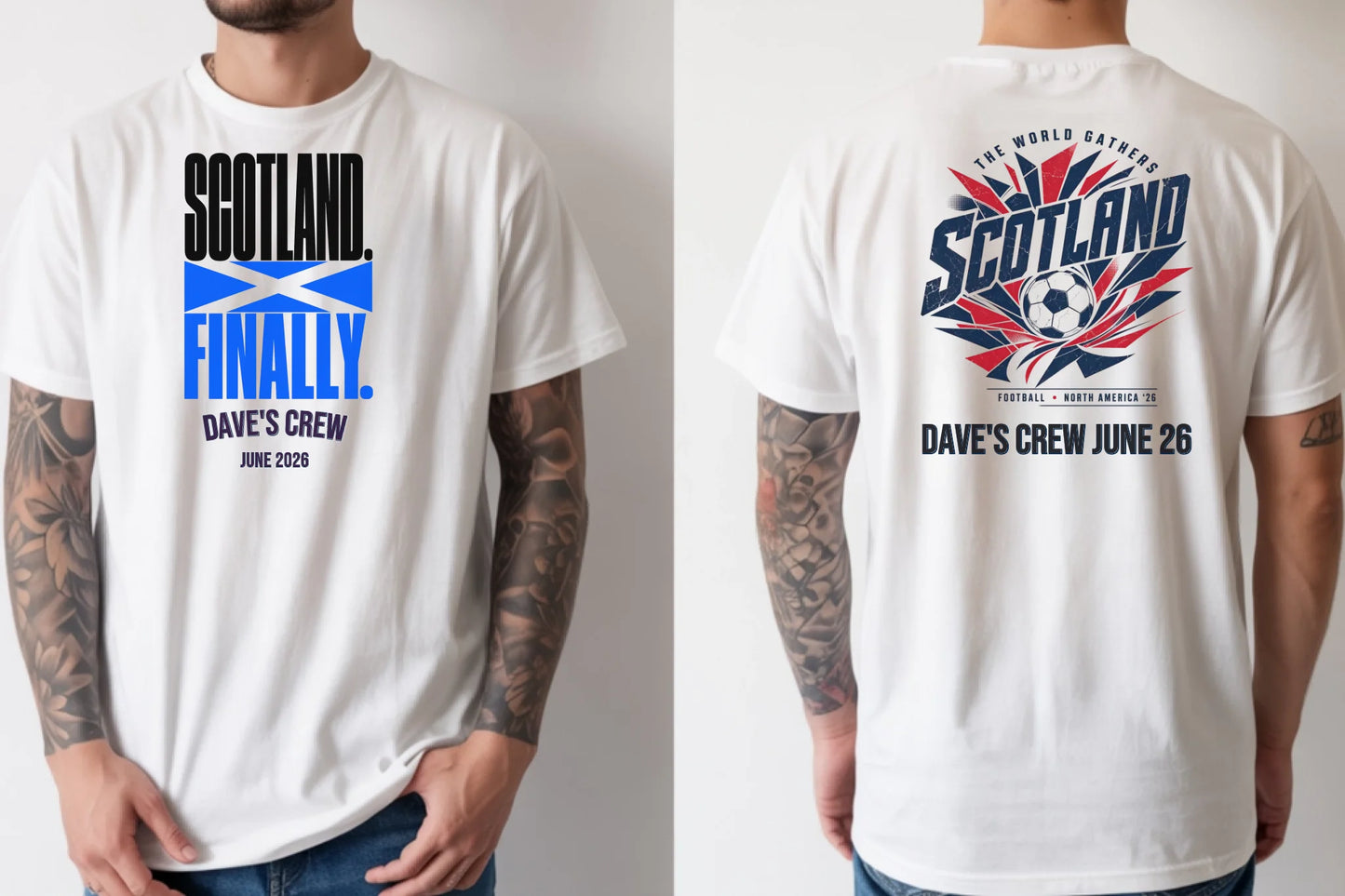 Personalised Summer of Soccer Tee | Scotland Finally | Top