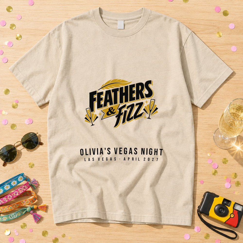 Showgirl Send-Off — Personalised Hen Do T-Shirt