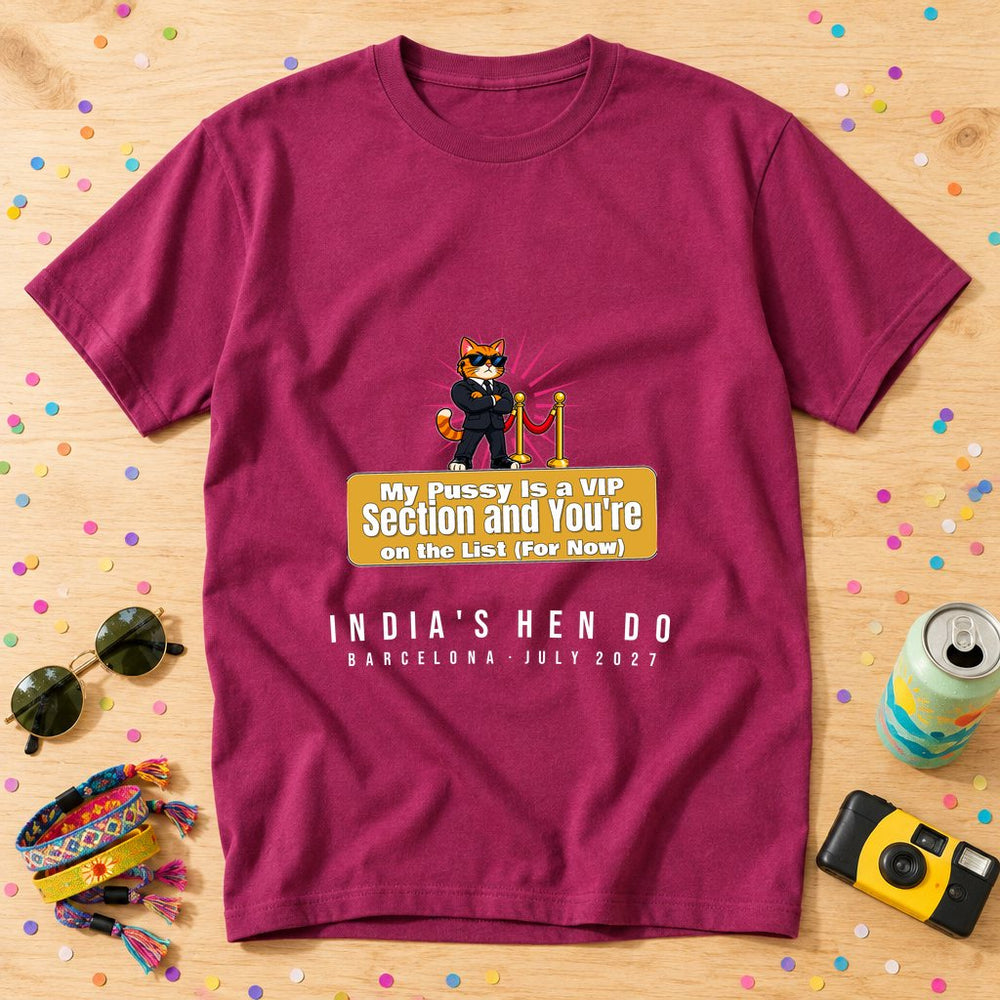 VIP Section Crew — Personalised T-Shirt