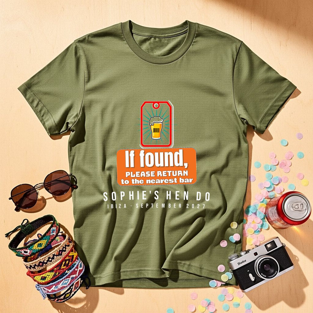 If found, please return to the nearest b