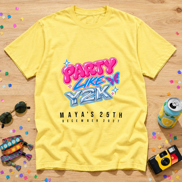 Indie Sleaze Disposable — Personalised 2000s T-Shirt