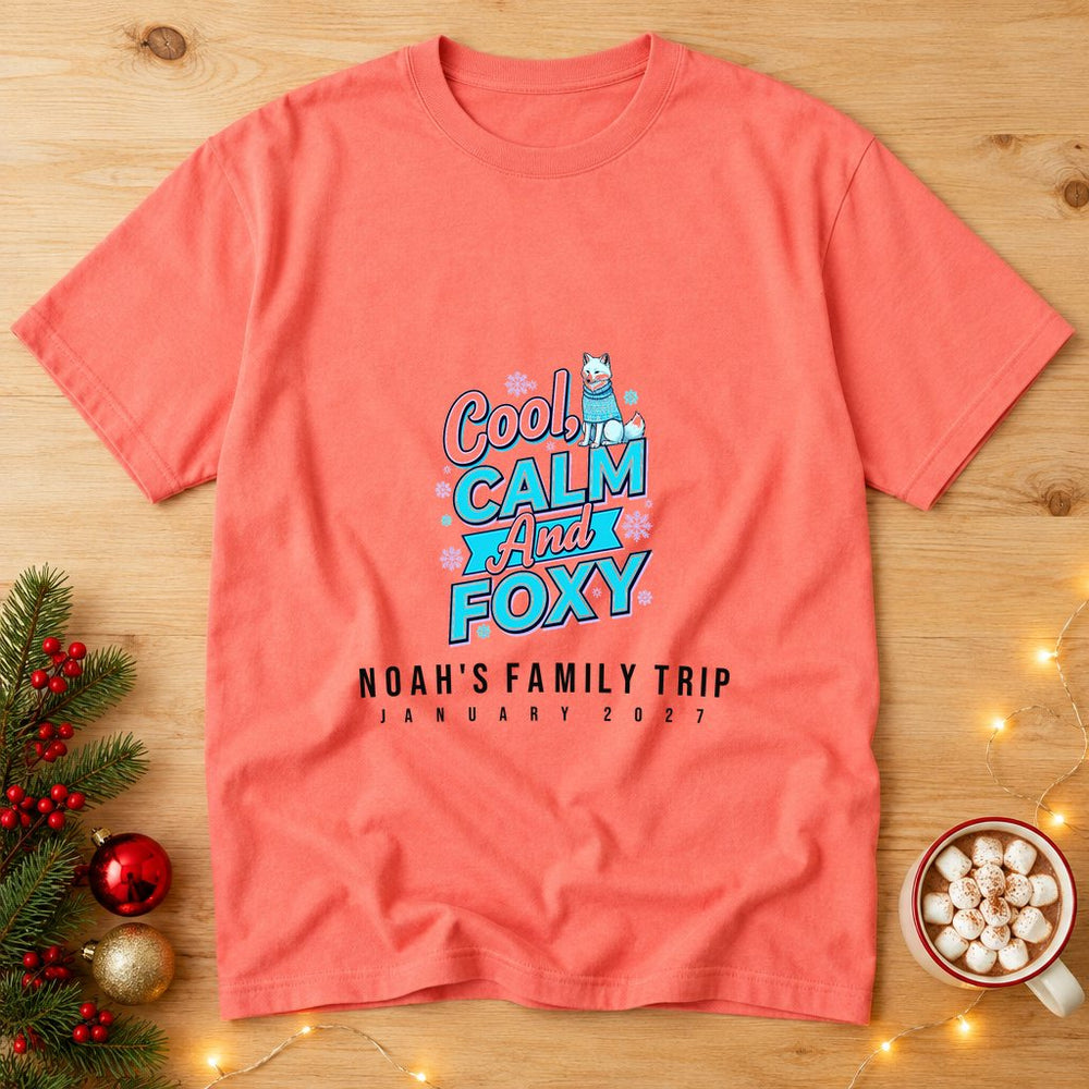 Arctic Fox Sparkle — Personalised T-Shirt