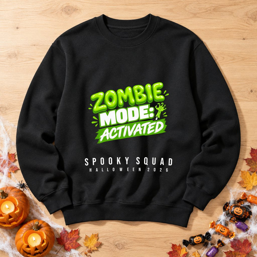 Zombie Mode — Personalised Halloween Sweatshirt
