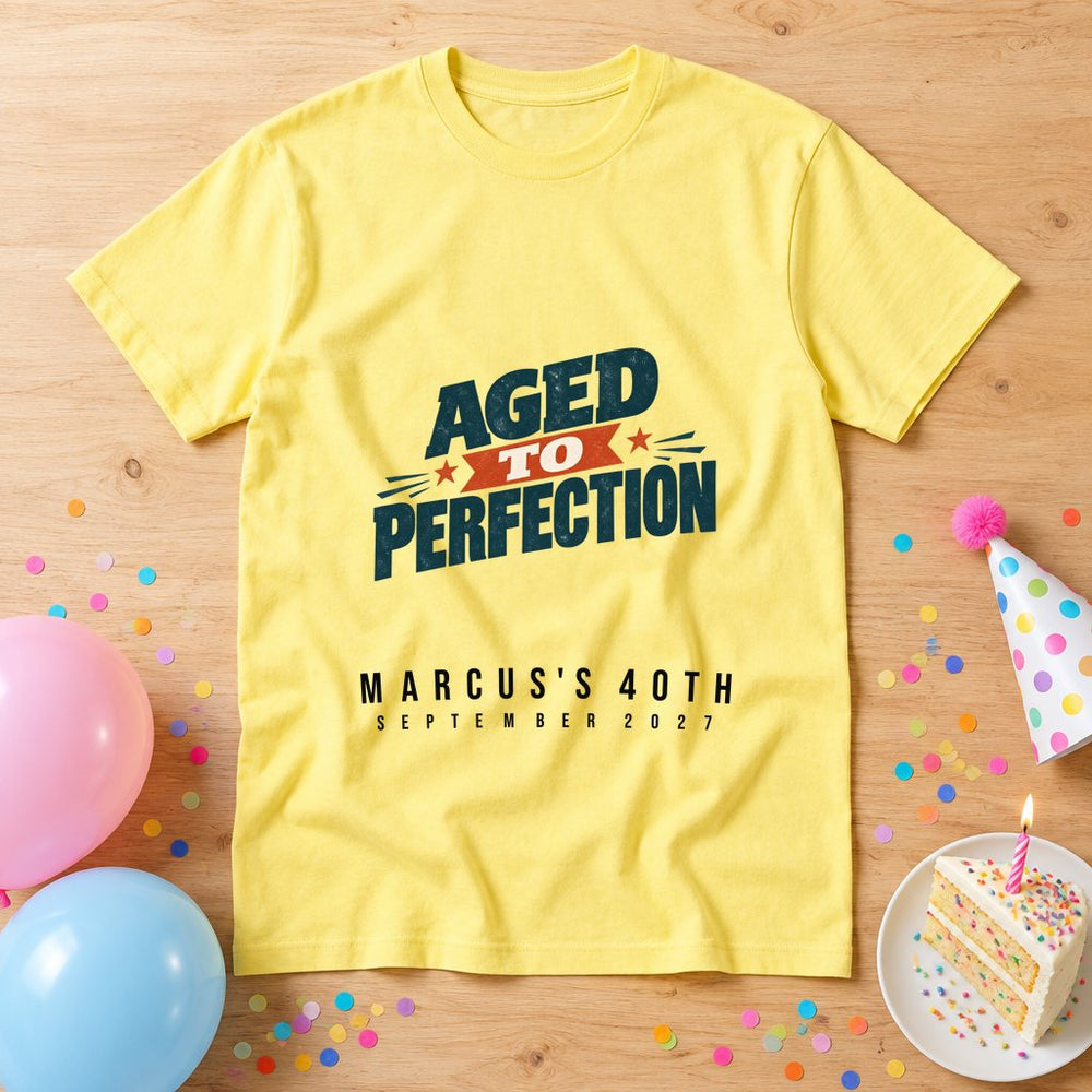 Established '87 Legend — Personalised Birthday T-Shirt