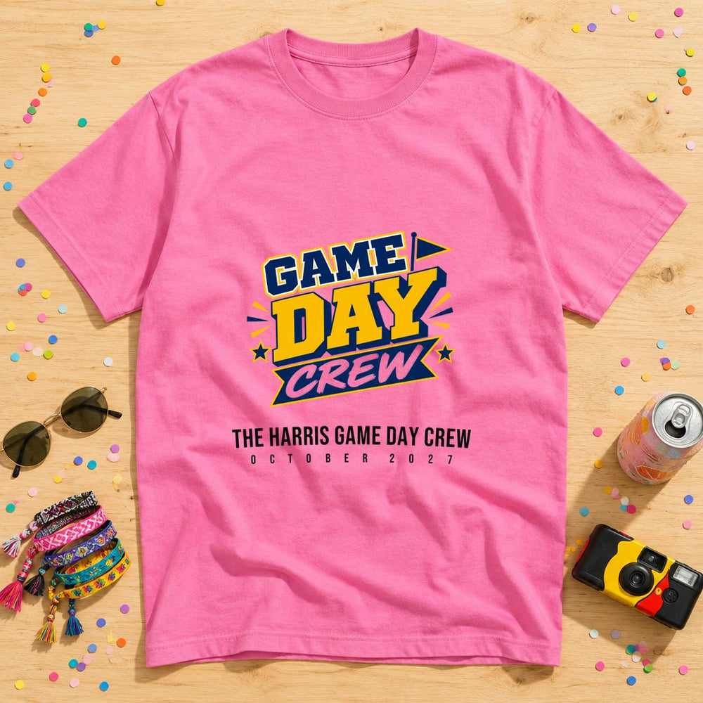 Game Day Crew — Personalised T-Shirt