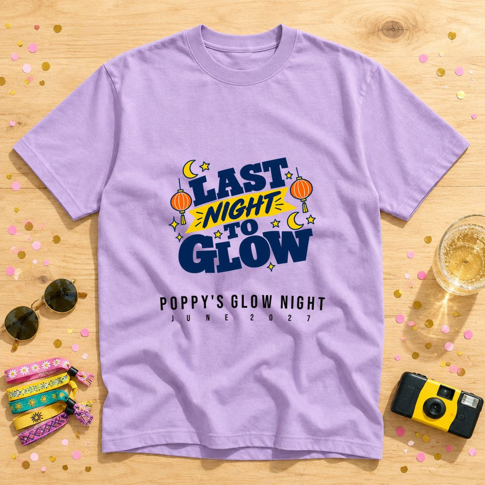 Lantern Glow — Personalised Hen Do T-Shirt