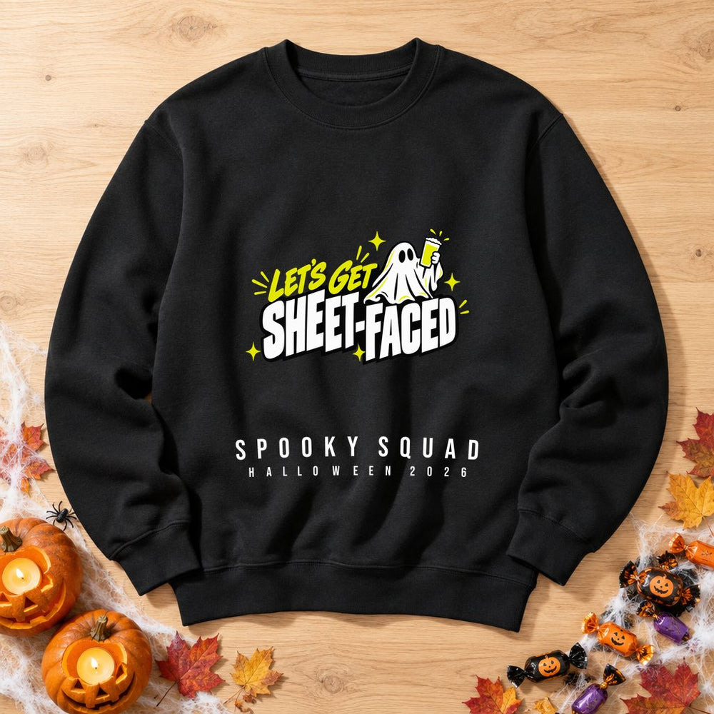 Sheet-Faced — Personalised Halloween Sweatshirt