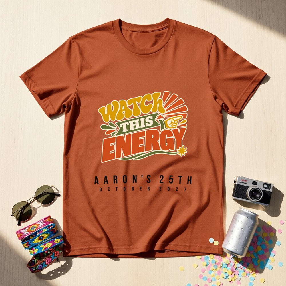 Currently running on pure 'watch this' e — Personalised T-Shirt