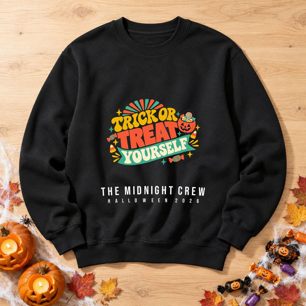 Trick Or Treat Yourself — Personalised Halloween Sweatshirt