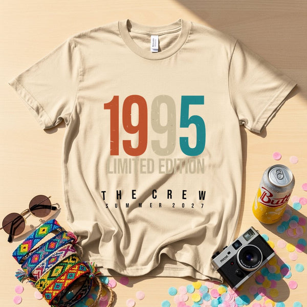 1995 Limited Edition — Personalised 90s T-Shirt