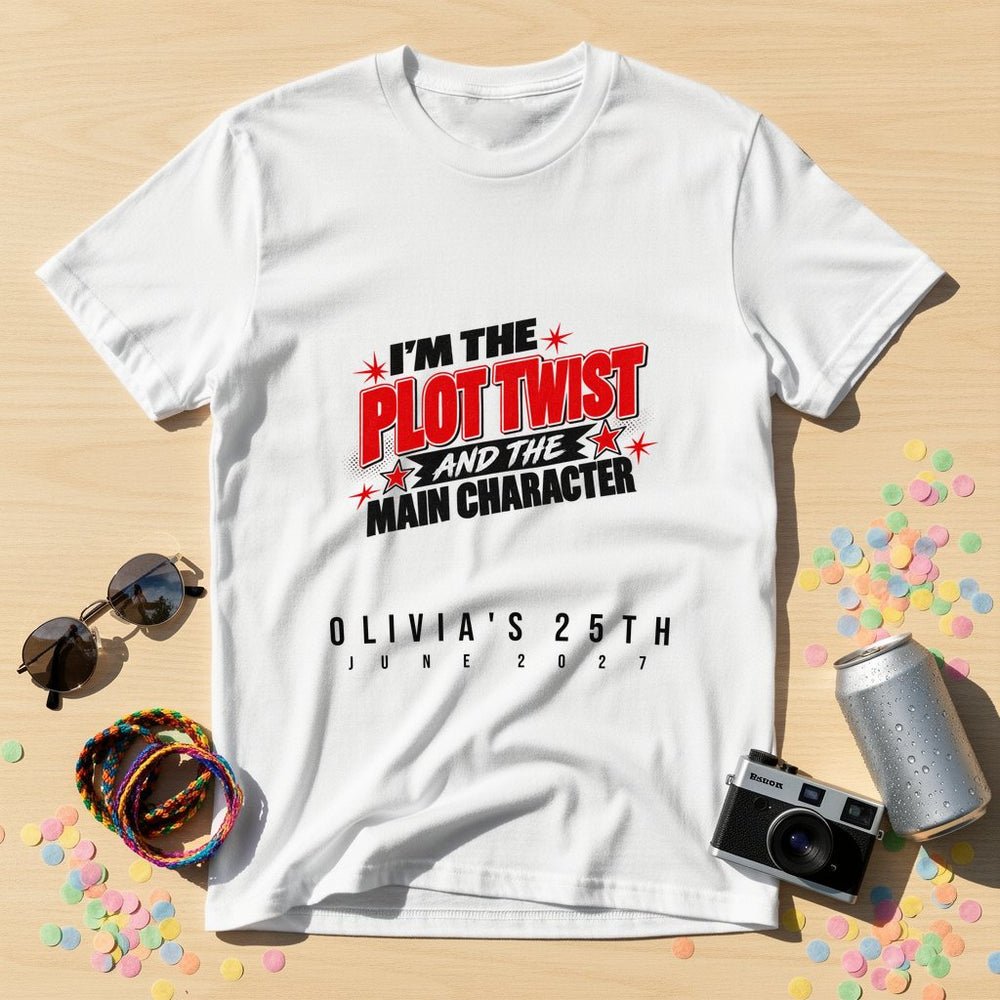 Main Character Energy — Personalised T-Shirt