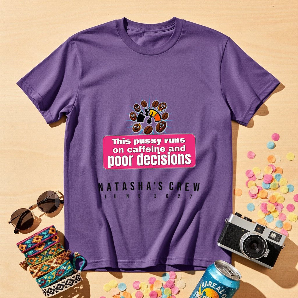 This pussy runs on caffeine and poor dec
