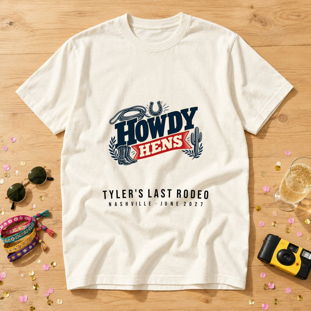 Saloon Doors — Personalised Hen Do T-Shirt